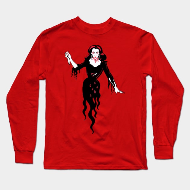 trick or chic! Long Sleeve T-Shirt by Alejandro Os Art